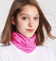 Seamless polyester neck warmer